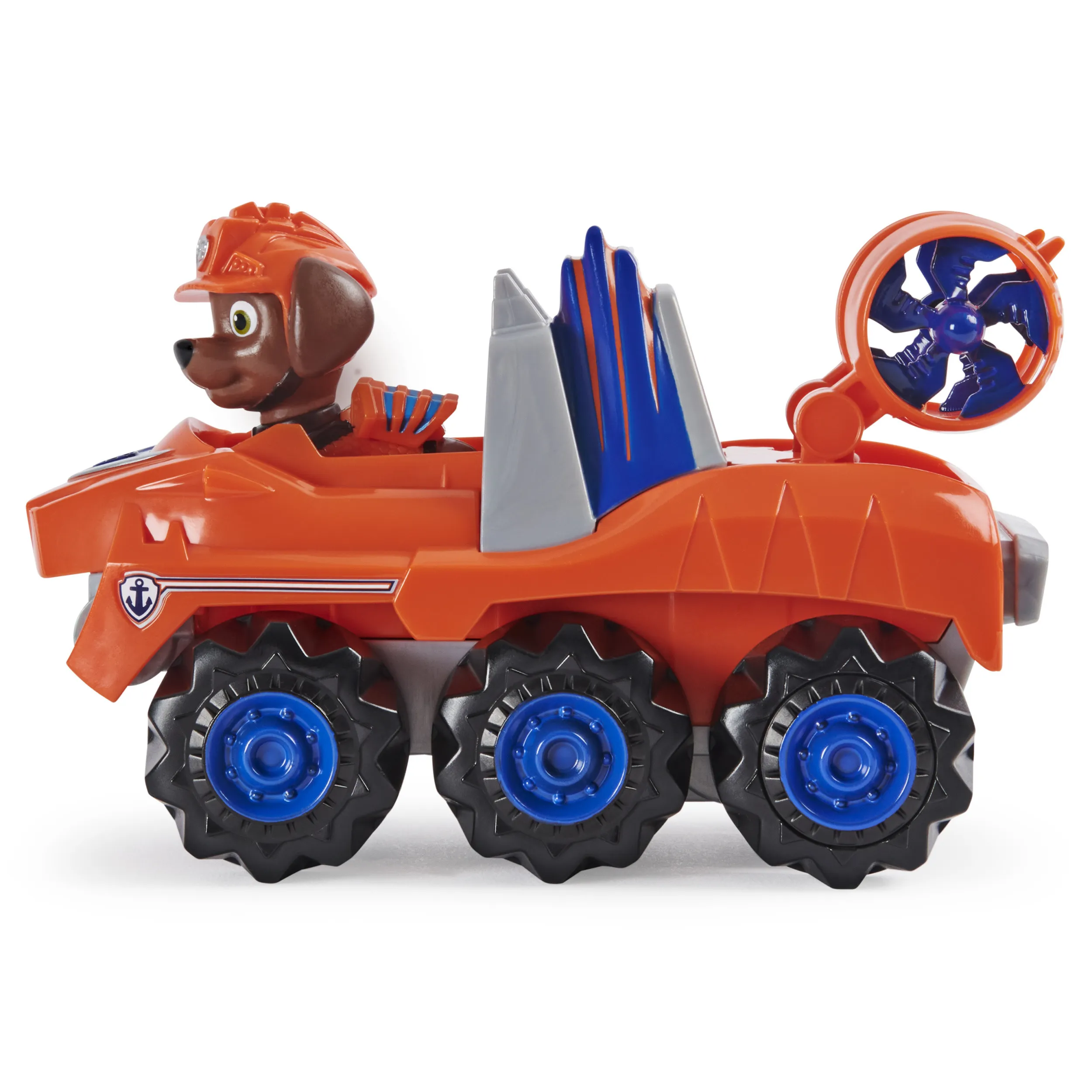 Spin Master Paw Patrol Dino Rescue Zuma's Basic Vehicle, Toy Vehicle (Incl. Dog Figure and Surprise Dino)