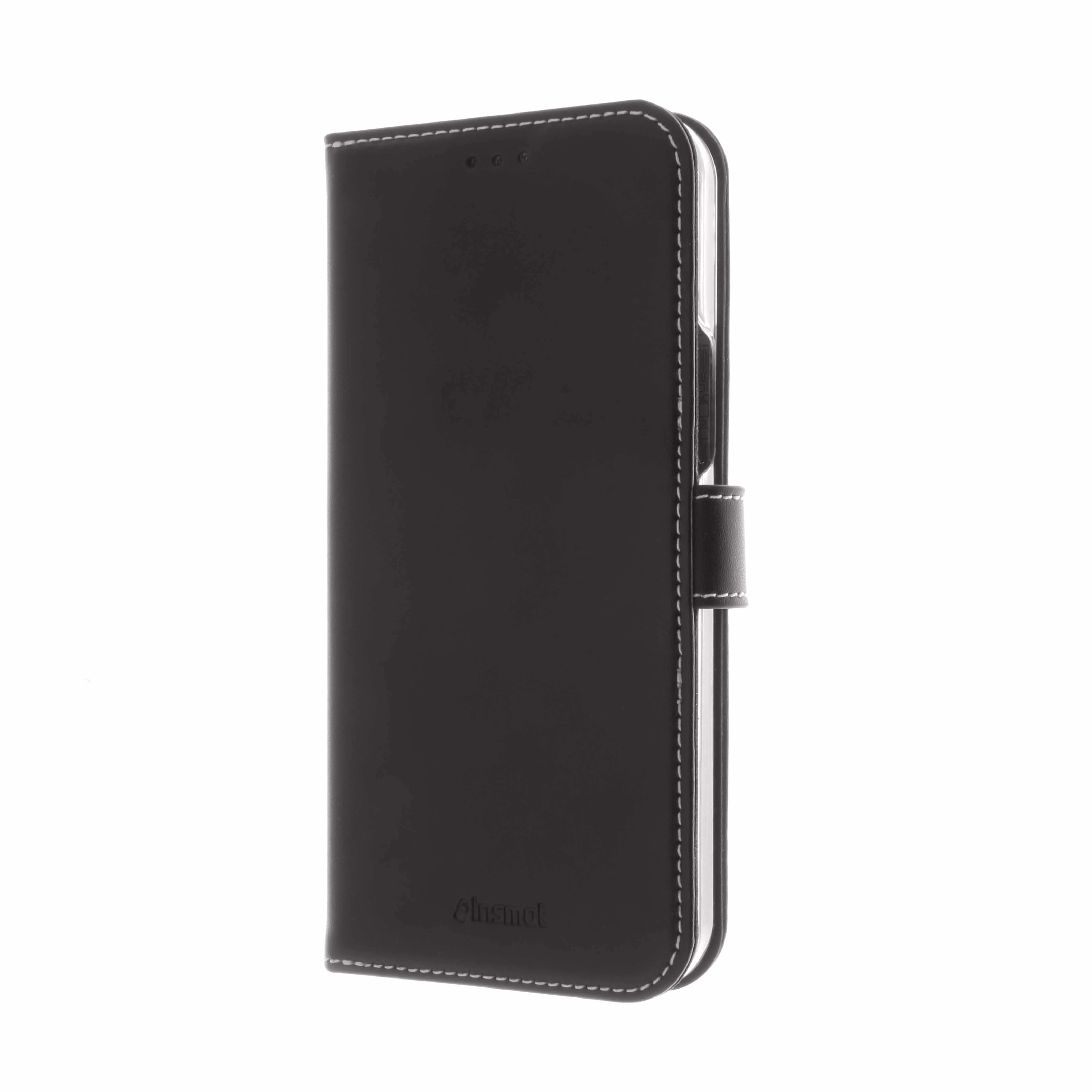 Insmat Flip Case, iPhone 13 Pro Max -lompakkokotelo, Musta