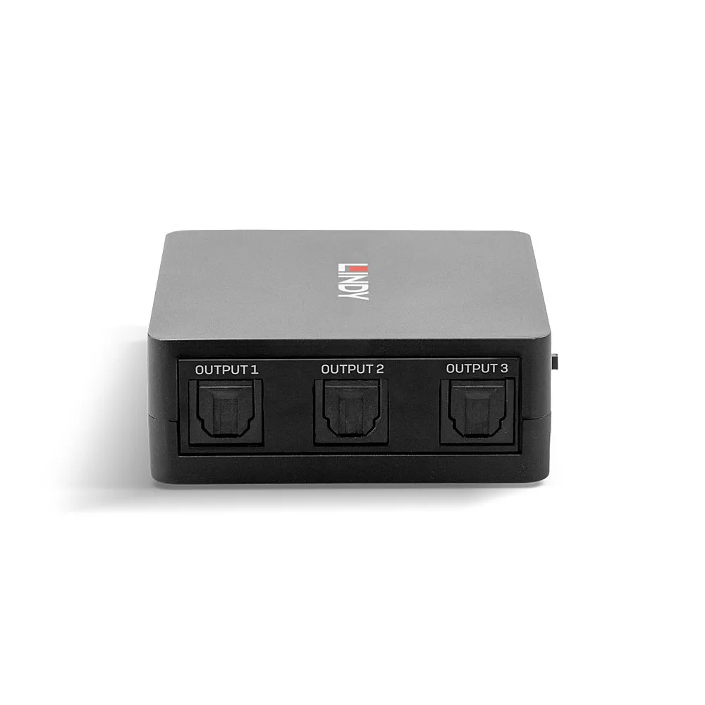 Lindy 3 Port TosLink (Optical) Digital Audio Splitter