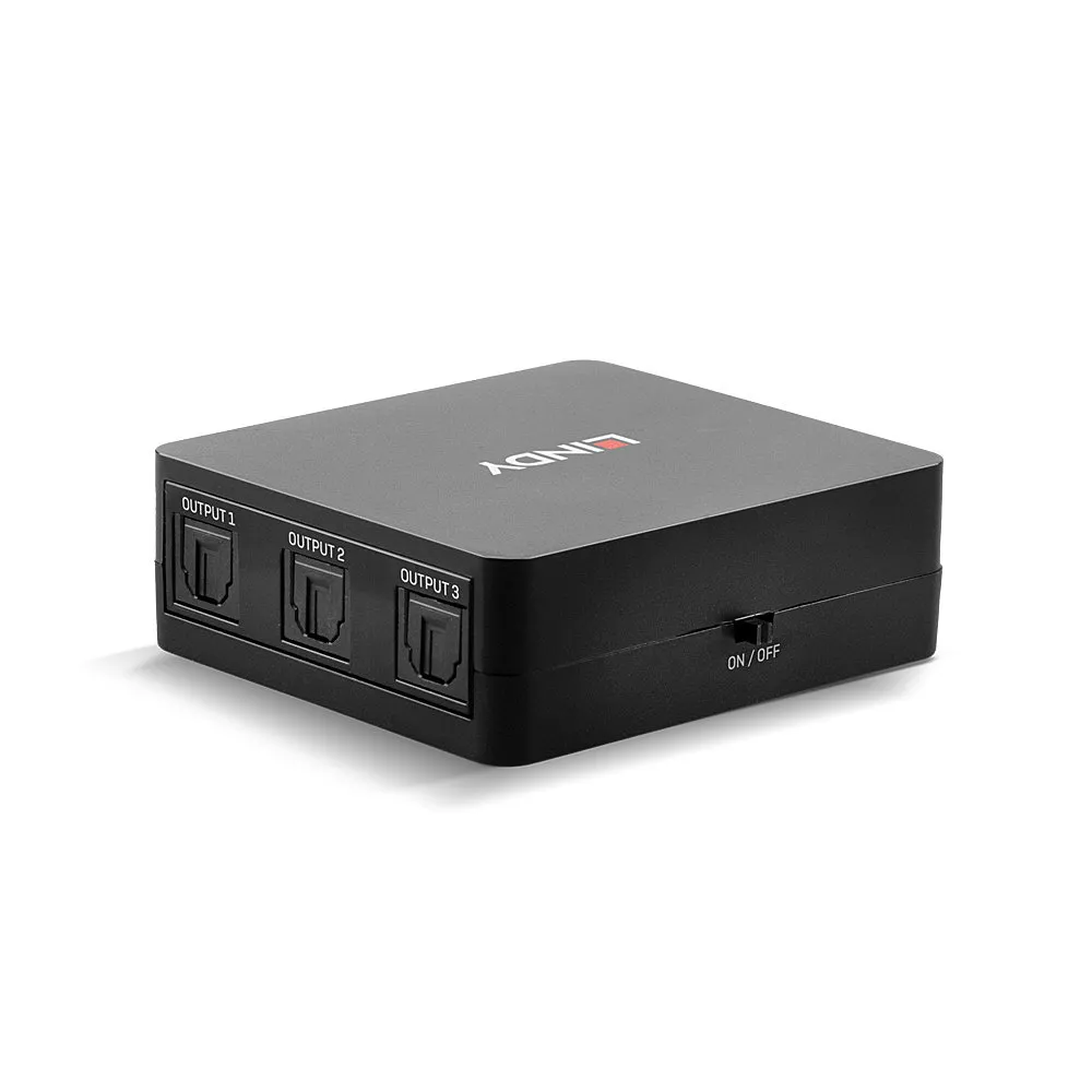 Lindy 3 Port TosLink (Optical) Digital Audio Splitter