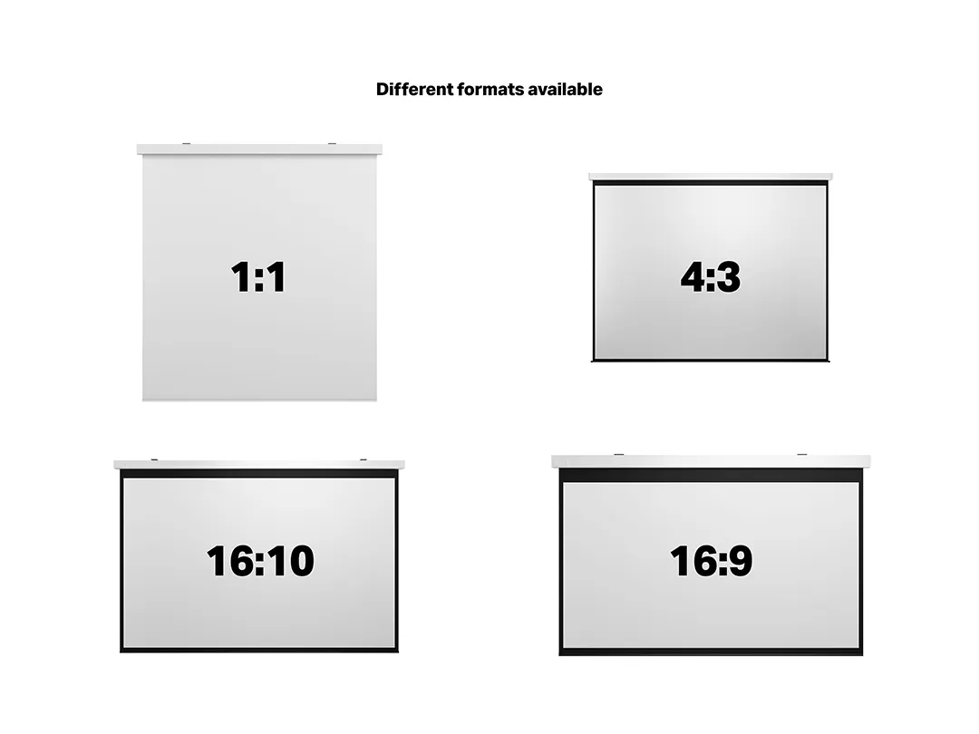 4:3 Motorized Projection Screen Deluxe 150&quot;