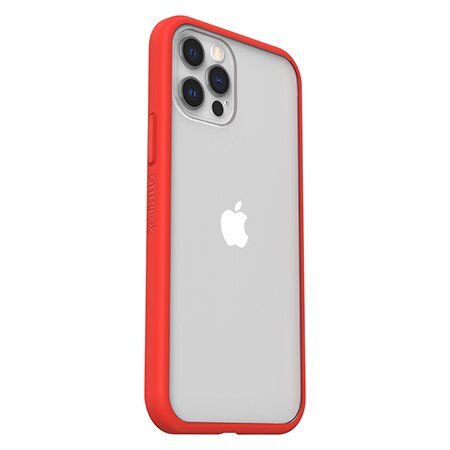 OtterBox React Series ProPack - Takakansi matkapuhelimelle - punainen, kirkas malleihin Apple iPhone 12, 12 Pro - (ei palautusoikeutta)