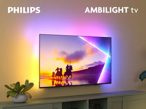Philips PUS8510 85" 4K QLED TITAN TV, 60Hz, HDR10, HDR10+, HLG