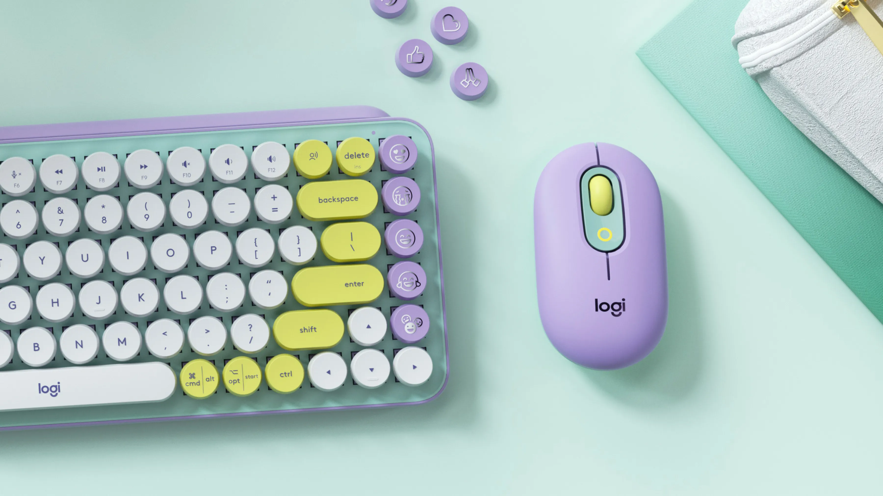Logitech POP - wireless mouse, Mint colour, Daydream Mint