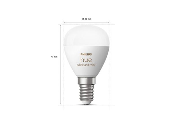 Hue White Color Ambiance E14 Klot 2-pack