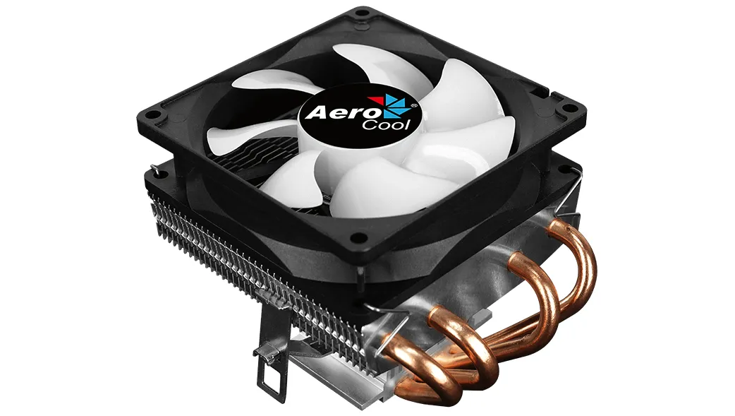 Aerocool PGS Air Frost 4, 90 mm RGB -prosessorij&auml;&auml;hdytin, musta