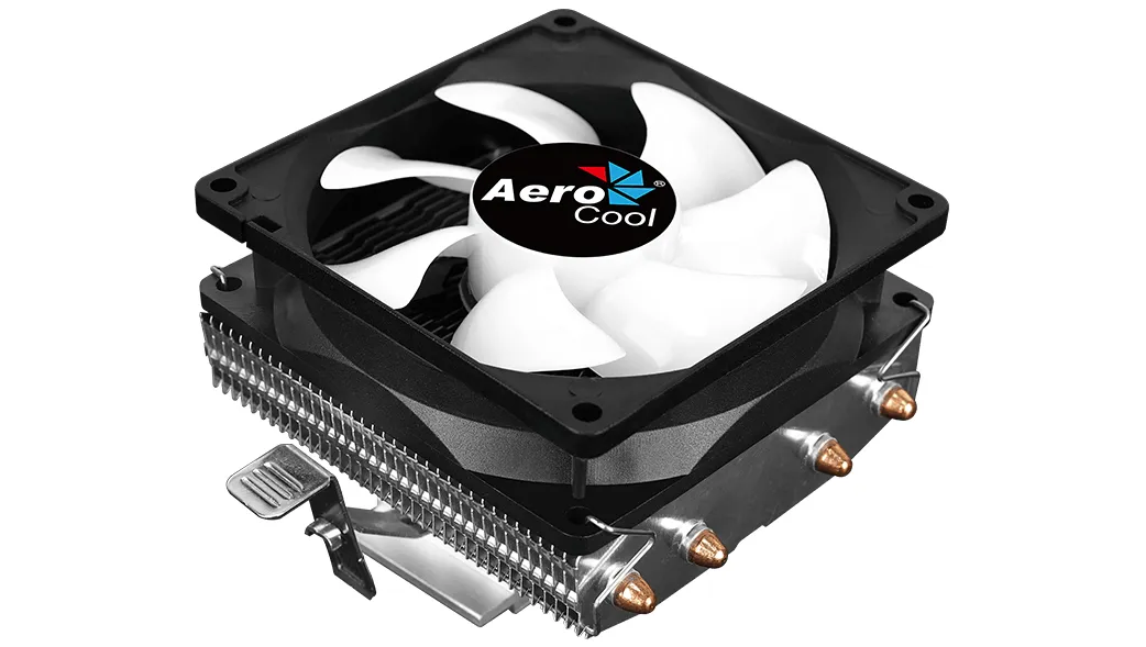 Aerocool PGS Air Frost 4, 90 mm RGB CPU Cooler, Black