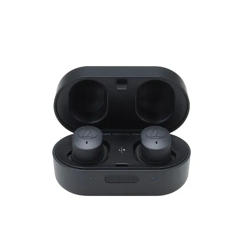 Audio-Technica ATH-SPORT7TW tr&aring;dl&ouml;sa in-ear h&ouml;rlurar, svart