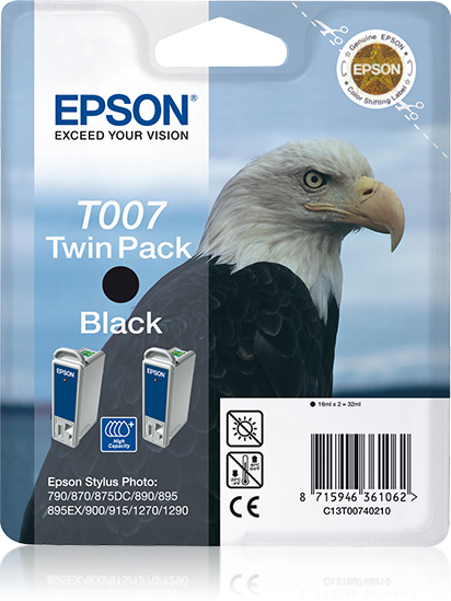 INK CARTRIDGE BLACK 2PK