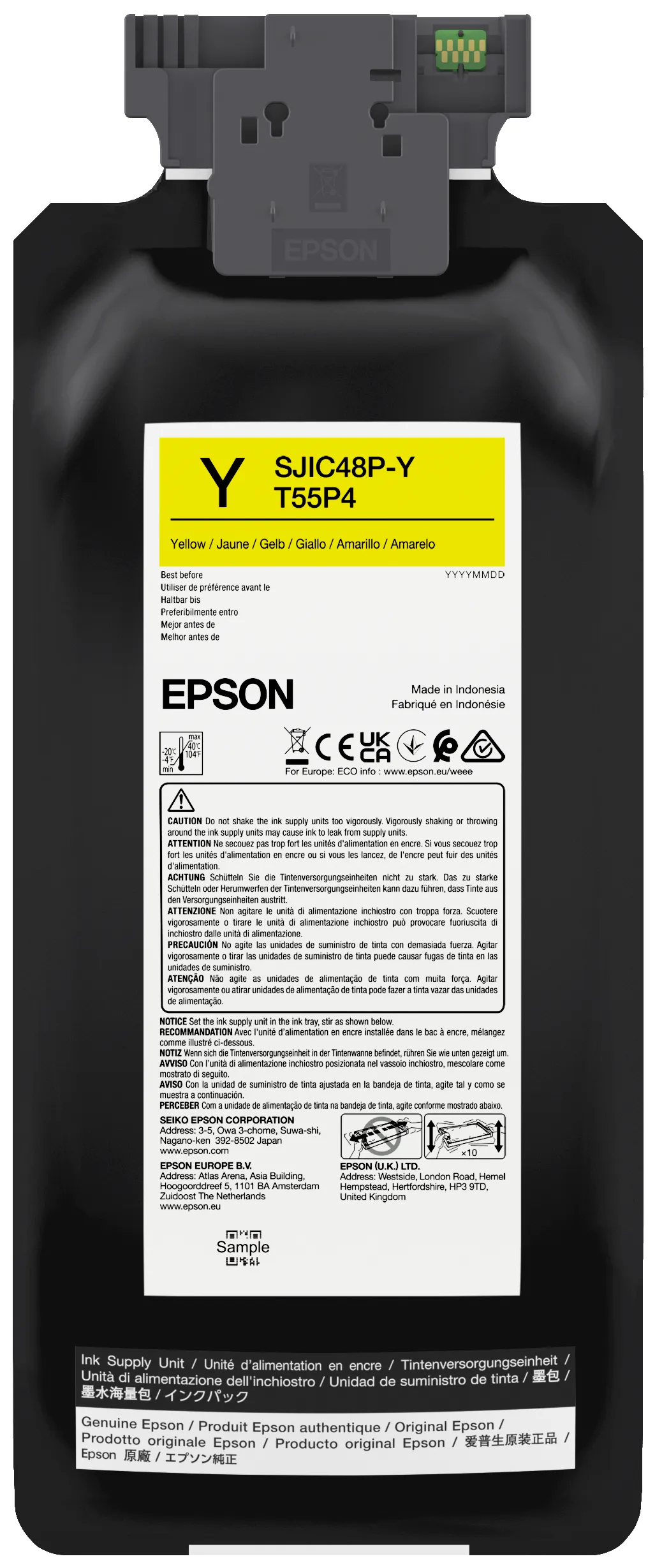 Epson SJIC48P-Y - tonerkassett, Gul