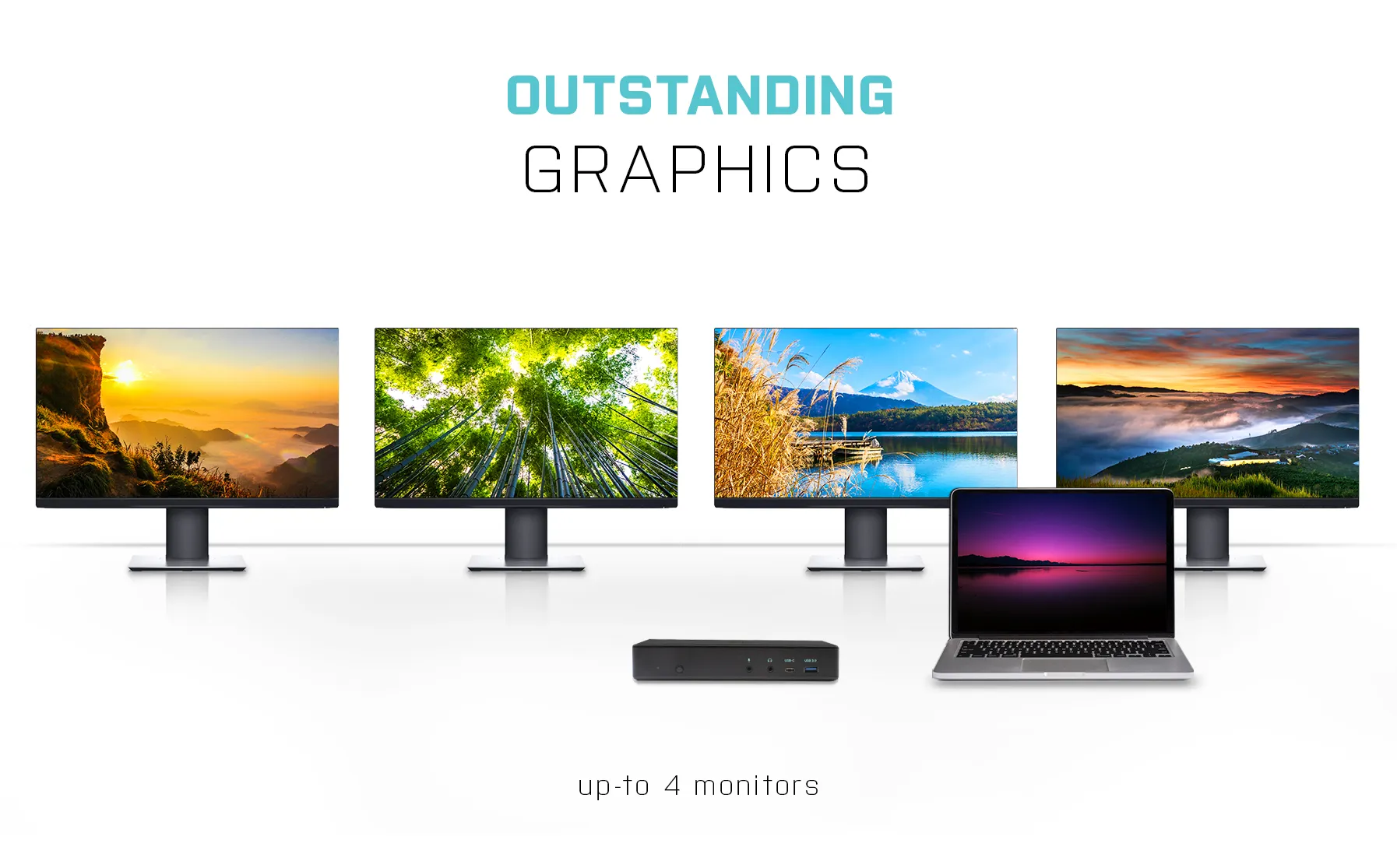 I-Tec USB-C Quattro Display PD 85 W - docking station