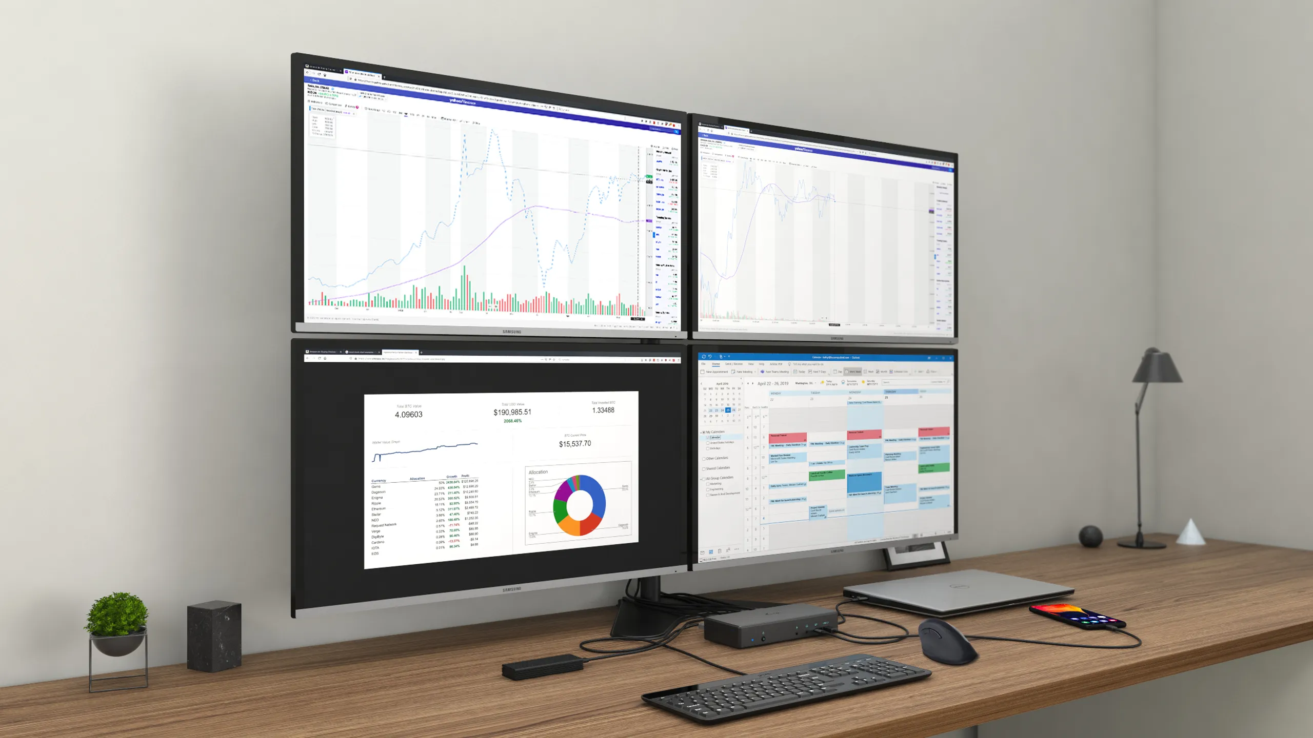 I-Tec USB-C Quattro Display PD 85 W - docking station