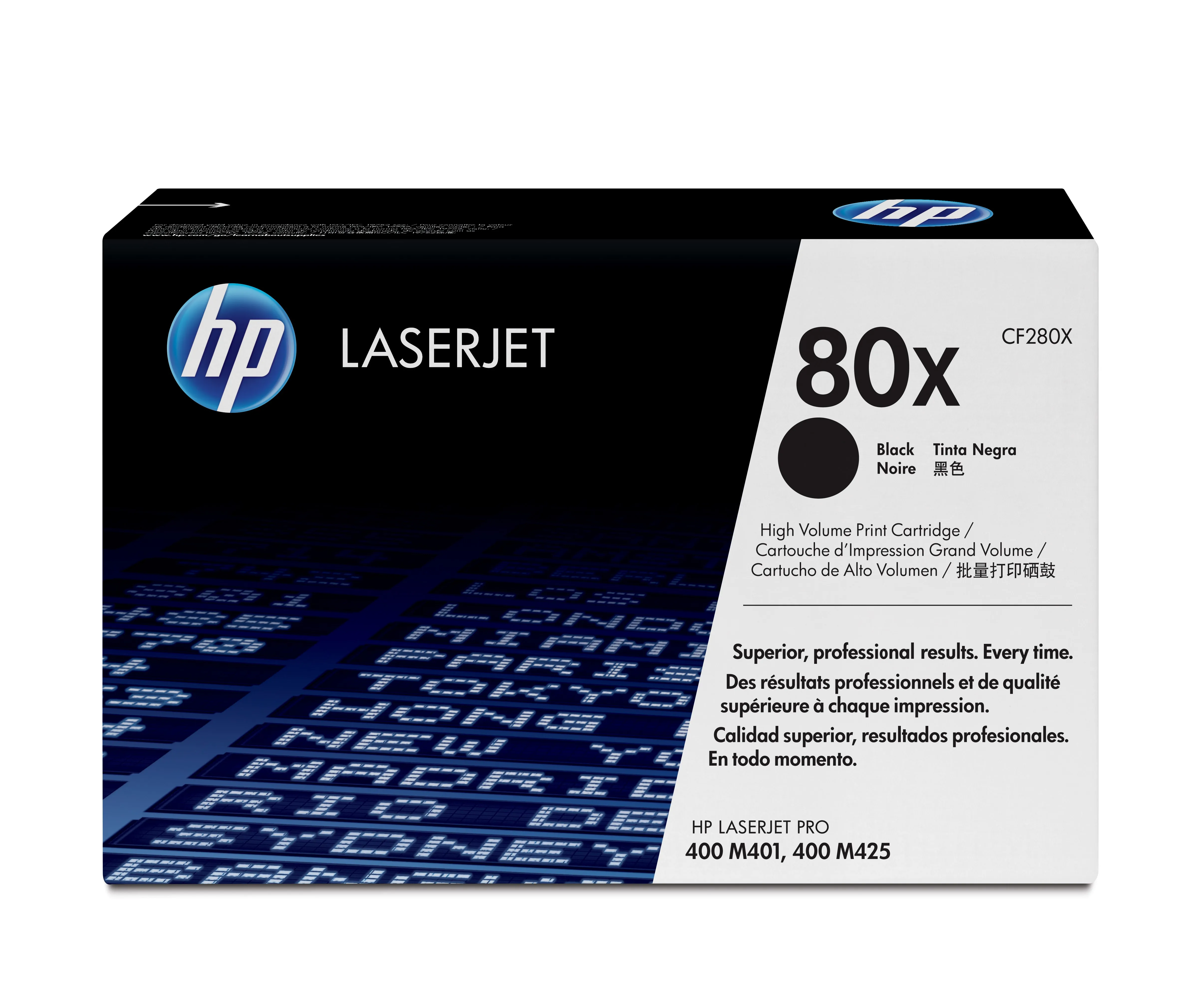 HP 80X toner cartridge, Black