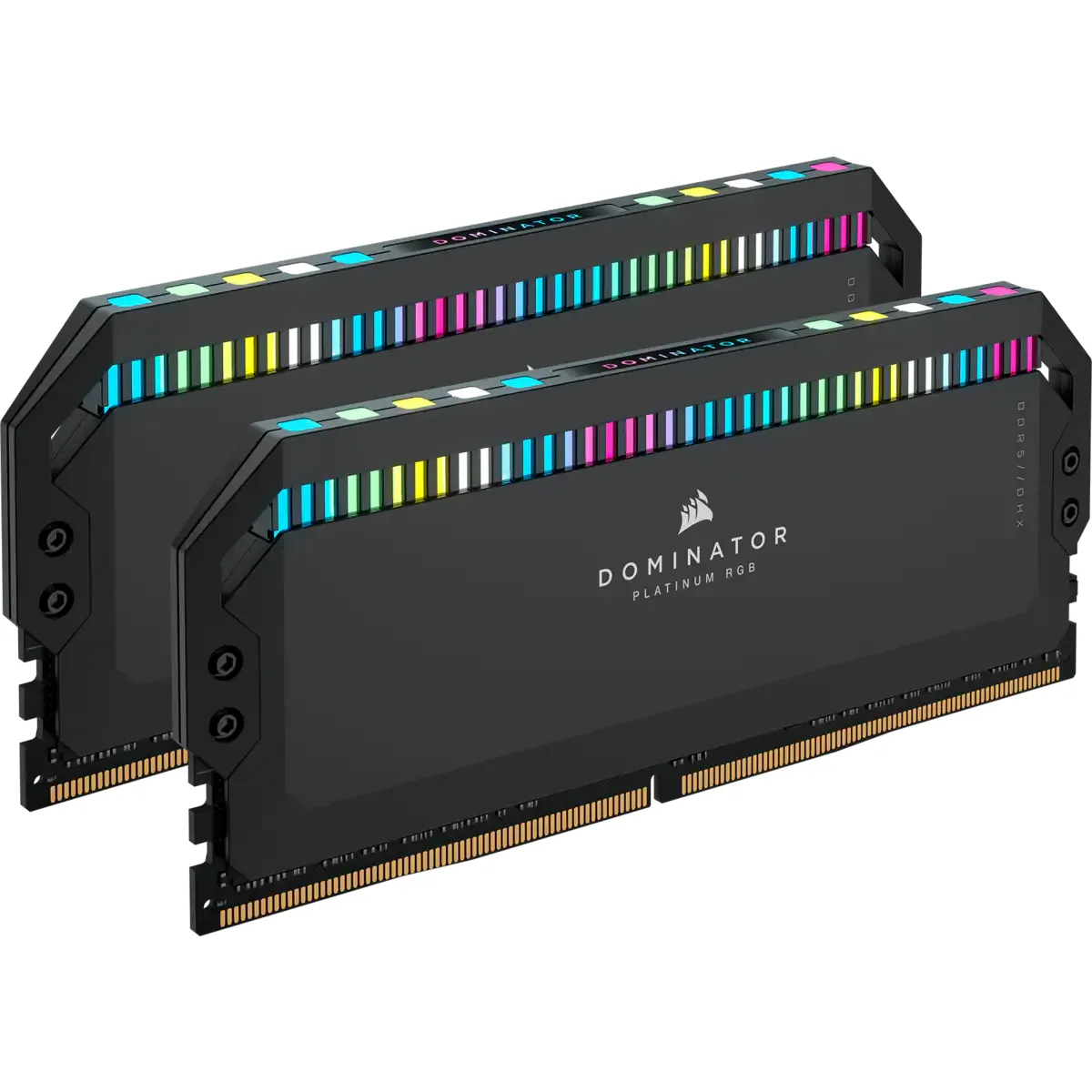 CORSAIR DOMINATOR PLATINUM RGB 64GB 2x32GB DIMM DDR5 6000MT/s Unbuffered 40-40-40-77 Std PMIC XMP 3.0 Black Heatspreader 1.35V