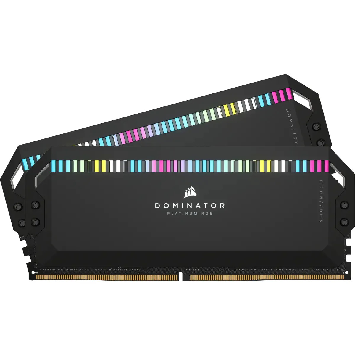 CORSAIR DOMINATOR PLATINUM RGB 64GB 2x32GB DIMM DDR5 6000MT/s Unbuffered 40-40-40-77 Std PMIC XMP 3.0 Black Heatspreader 1.35V