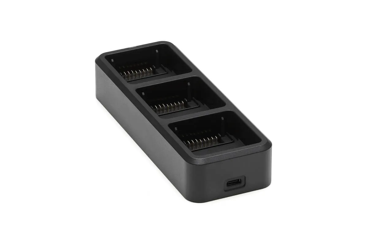 DJI Mavic 3 Enterprise -akkujen latauskeskus musta