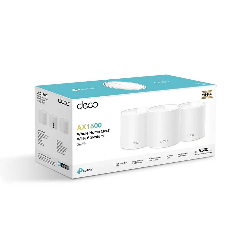 TP-Link WL-AP Access Point Deco X1500 Mesh-System 3-Pack