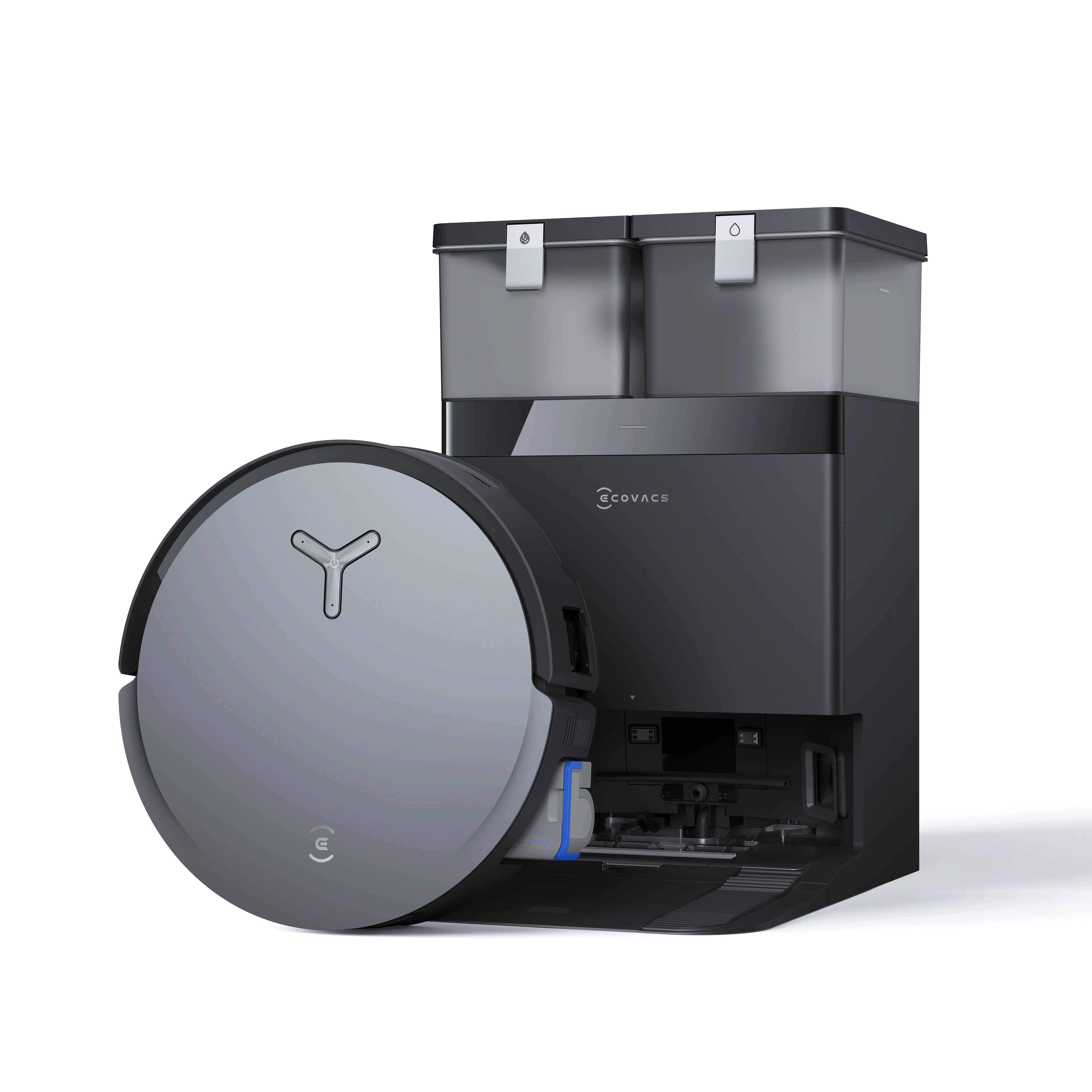 ECOVACS DEEBOT X8 OMNI - robotdammsugare, svart