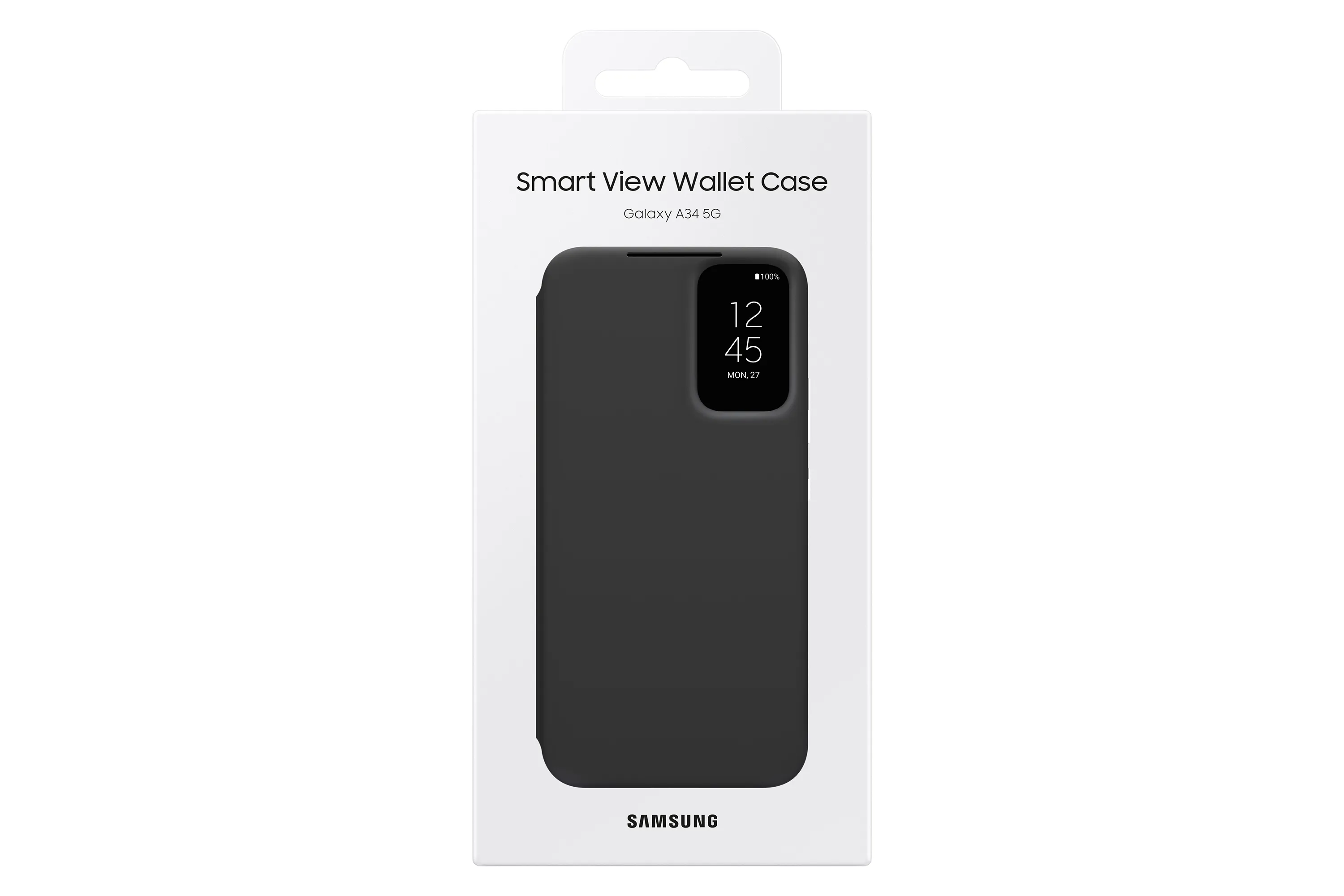 Samsung Galaxy A34 Smart View Wallet Case, Black