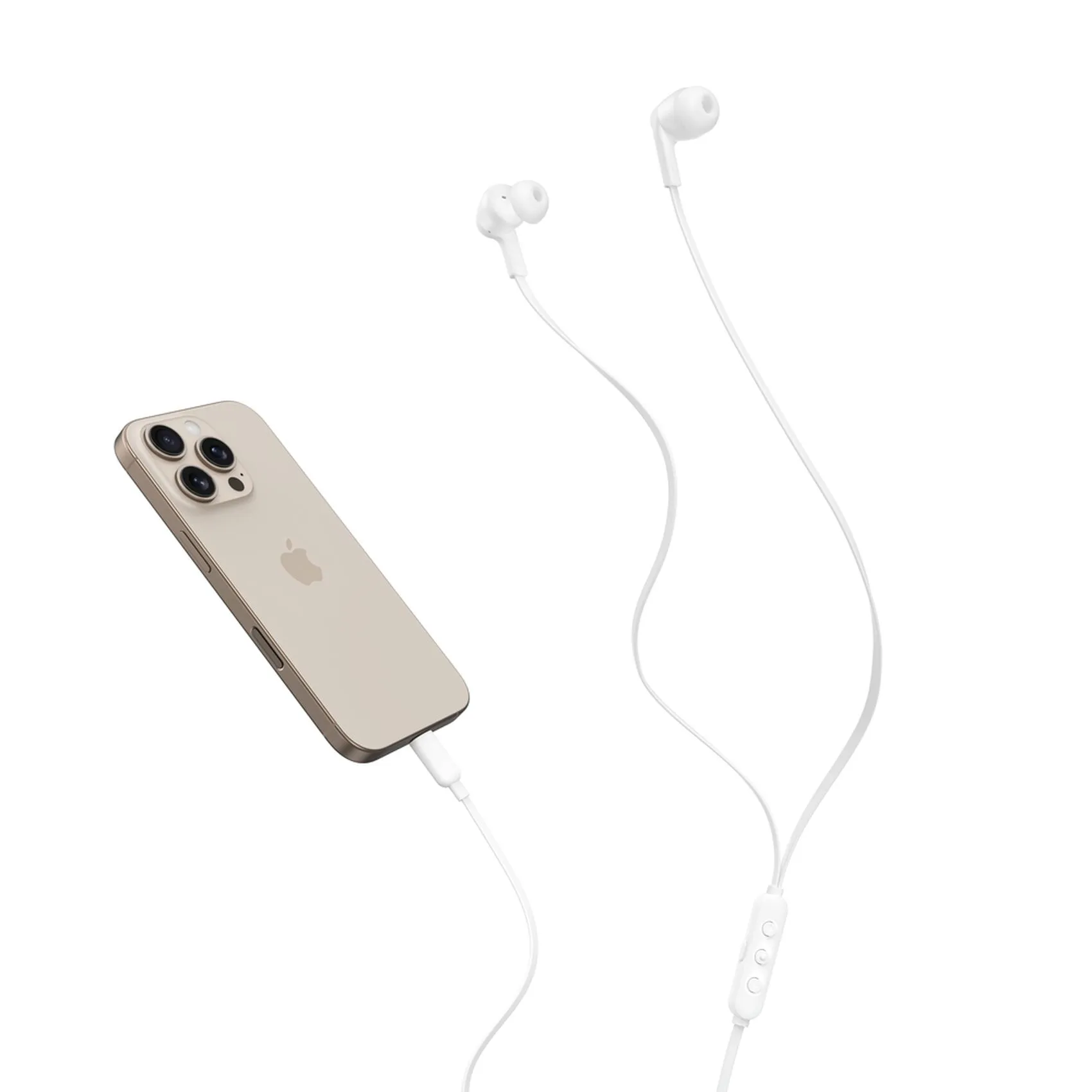 Belkin SoundForm ANC USB-C -nappikuulokkeet, valkoinen