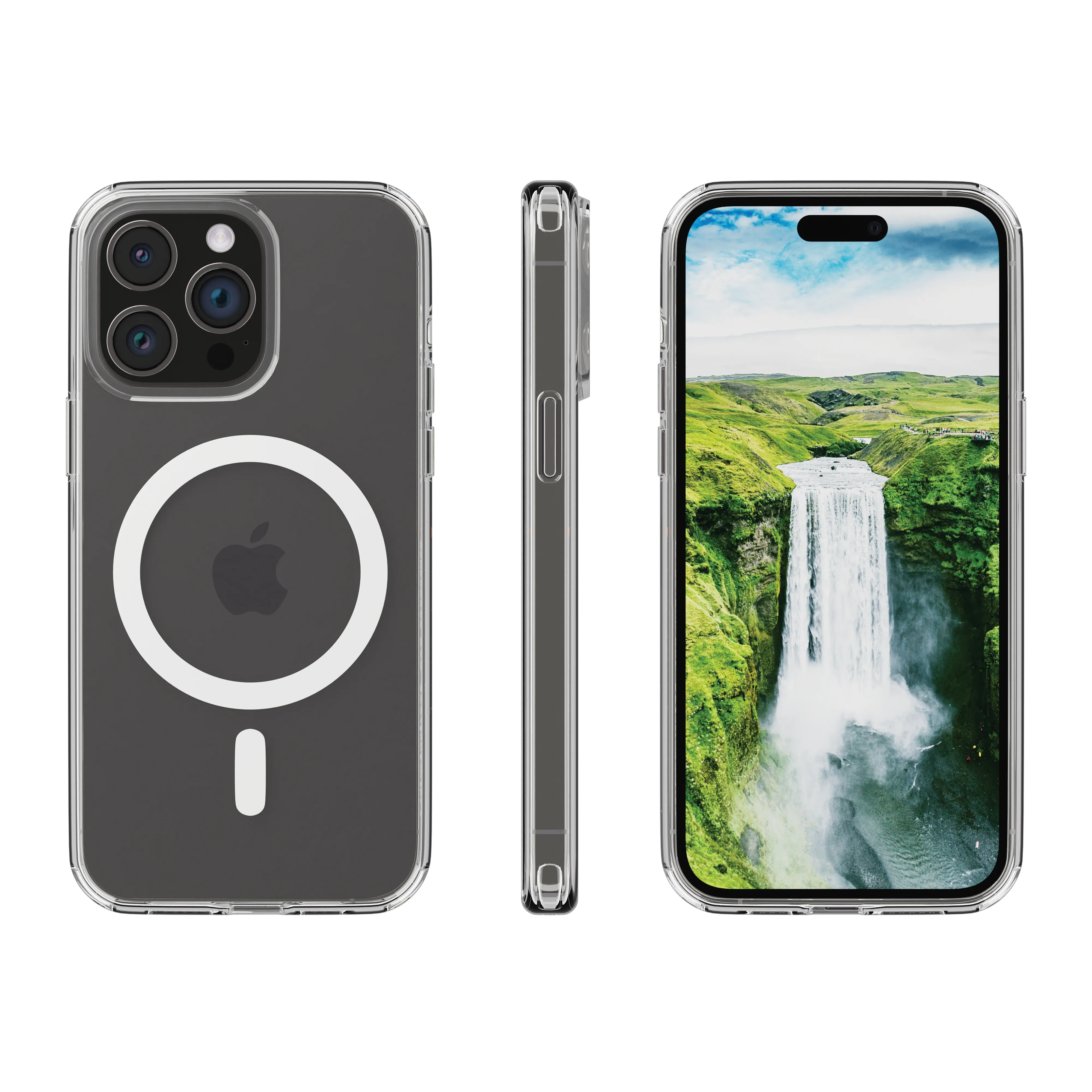 Dbramante1928 Iceland Ultra D3O MagSafe, iPhone 15 Pro - Case, Transparent