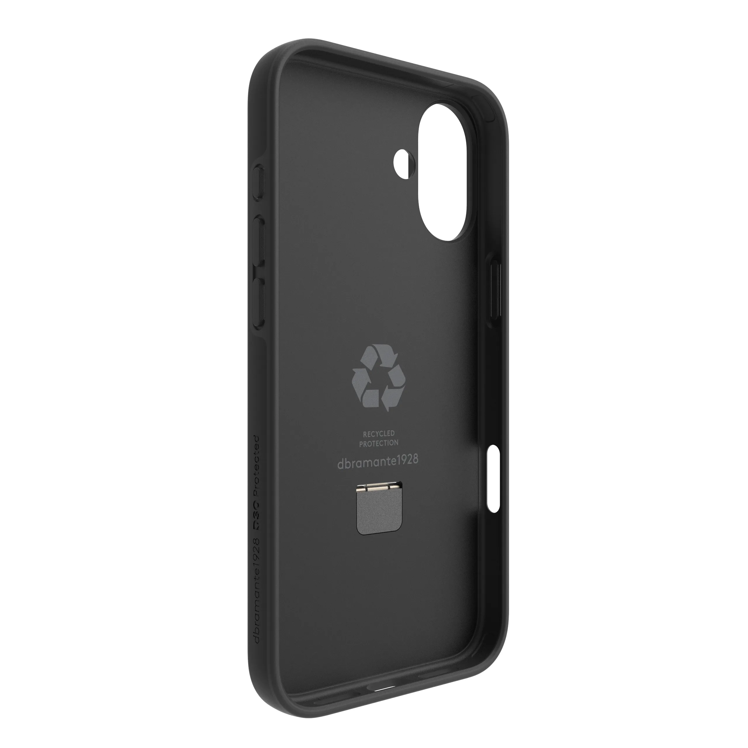 Dbramante1928 Iceland Ultra D3O MagSafe Kickstand, iPhone 16 Plus - Case, Black