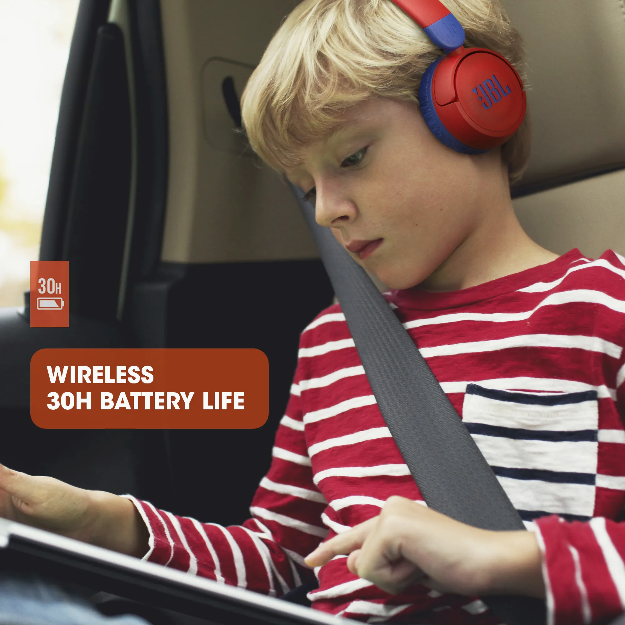 JBL JR310BT Kids -langattomat kuulokkeet, Sininen