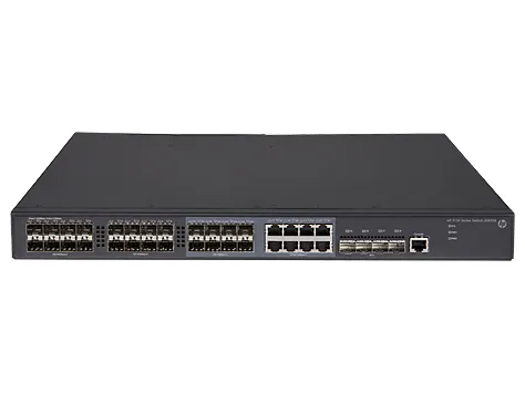 HPE 5130-24G-SFP-4SFP+ EI (Comware OS 7) Switch (JG933A) 16x Empty SFP + 8x Empty SFP / 10/100/1000-Base-T RJ45 Combo ports + 4x fixed 1000/10000 SFP+ ports adv