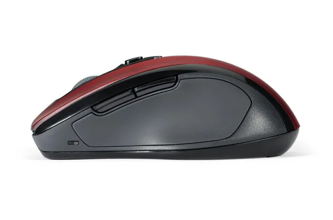 Kensington Pro Fit Mid Size Wireless Ergonomic Mouse, Ruby Red