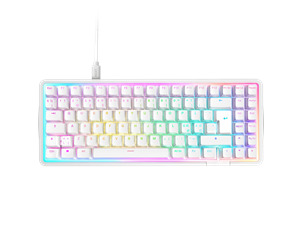 NZXT Function Elite Mini TKL -mekaaninen pelin&auml;pp&auml;imist&ouml;, valkoinen