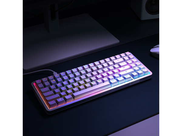 NZXT Function Elite Mini TKL -mekaaninen pelin&auml;pp&auml;imist&ouml;, valkoinen