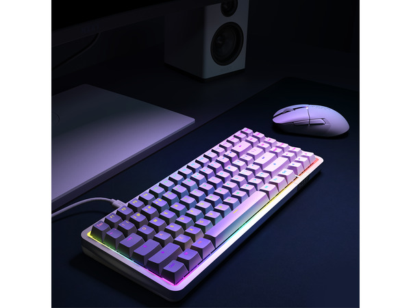 NZXT Function Elite Mini TKL -mekaaninen pelin&auml;pp&auml;imist&ouml;, valkoinen