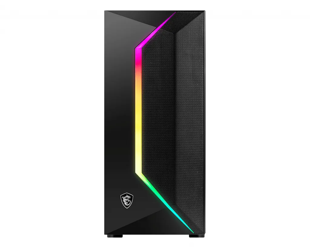 MSI MAG VAMPIRIC 100R Midi-Tower Case with RGB lighting, Black