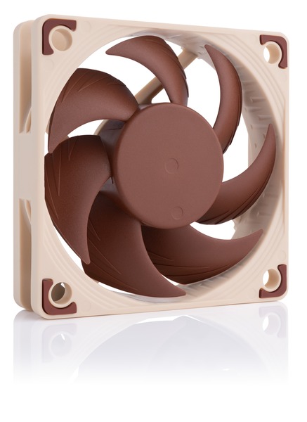 Noctua NF-A6X15 PWM Chassifl&auml;kt, 60 x 15 mm, Brun/Beige