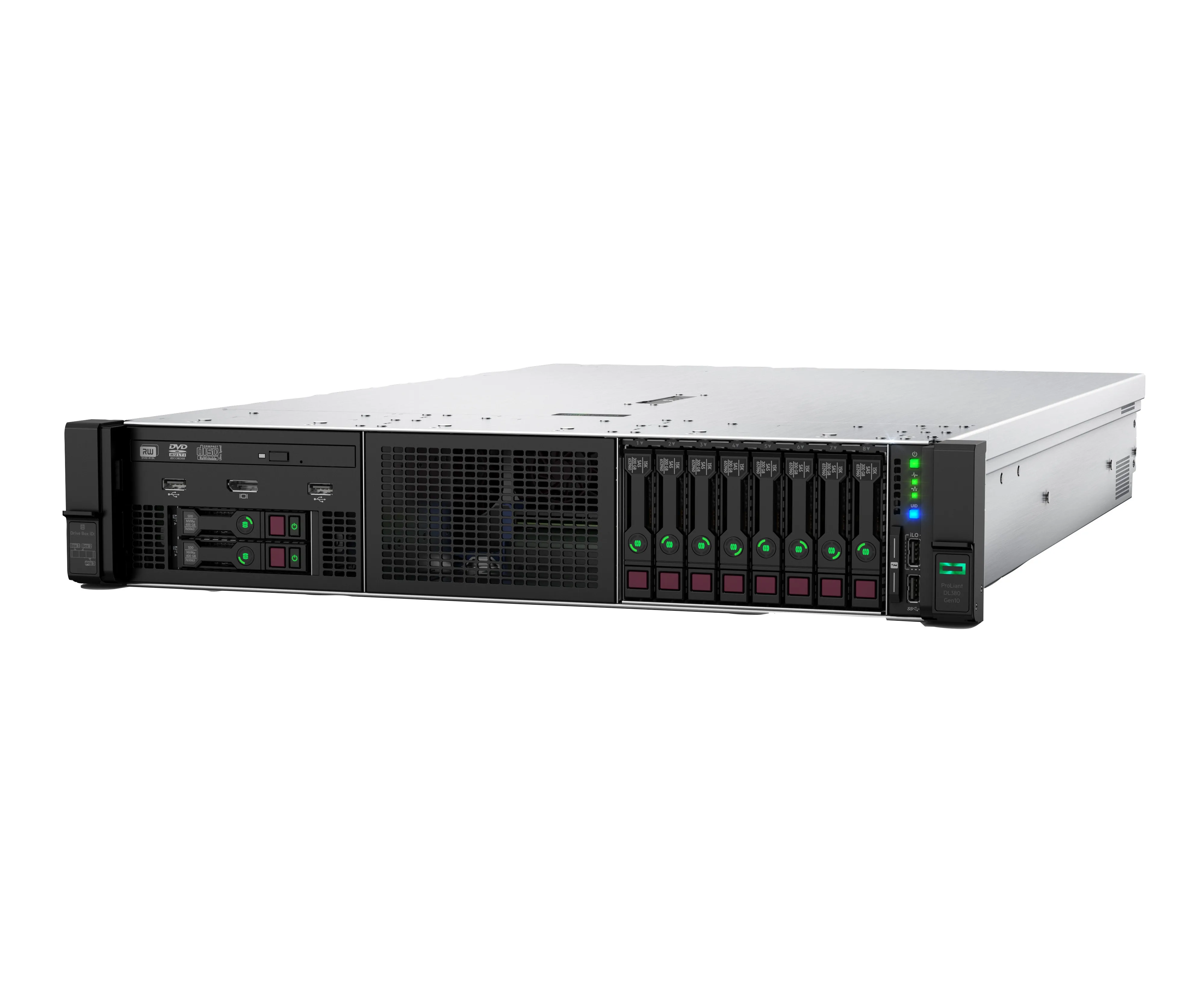 HPE ProLiant DL380 Gen10 SMB Networking Choice - Palvelin - telineasennettava - 2U - 2-teinen - 1 x Xeon Gold 5218R / 2.1 GHz - RAM 32 GB - SATA - pikavaihto 2.