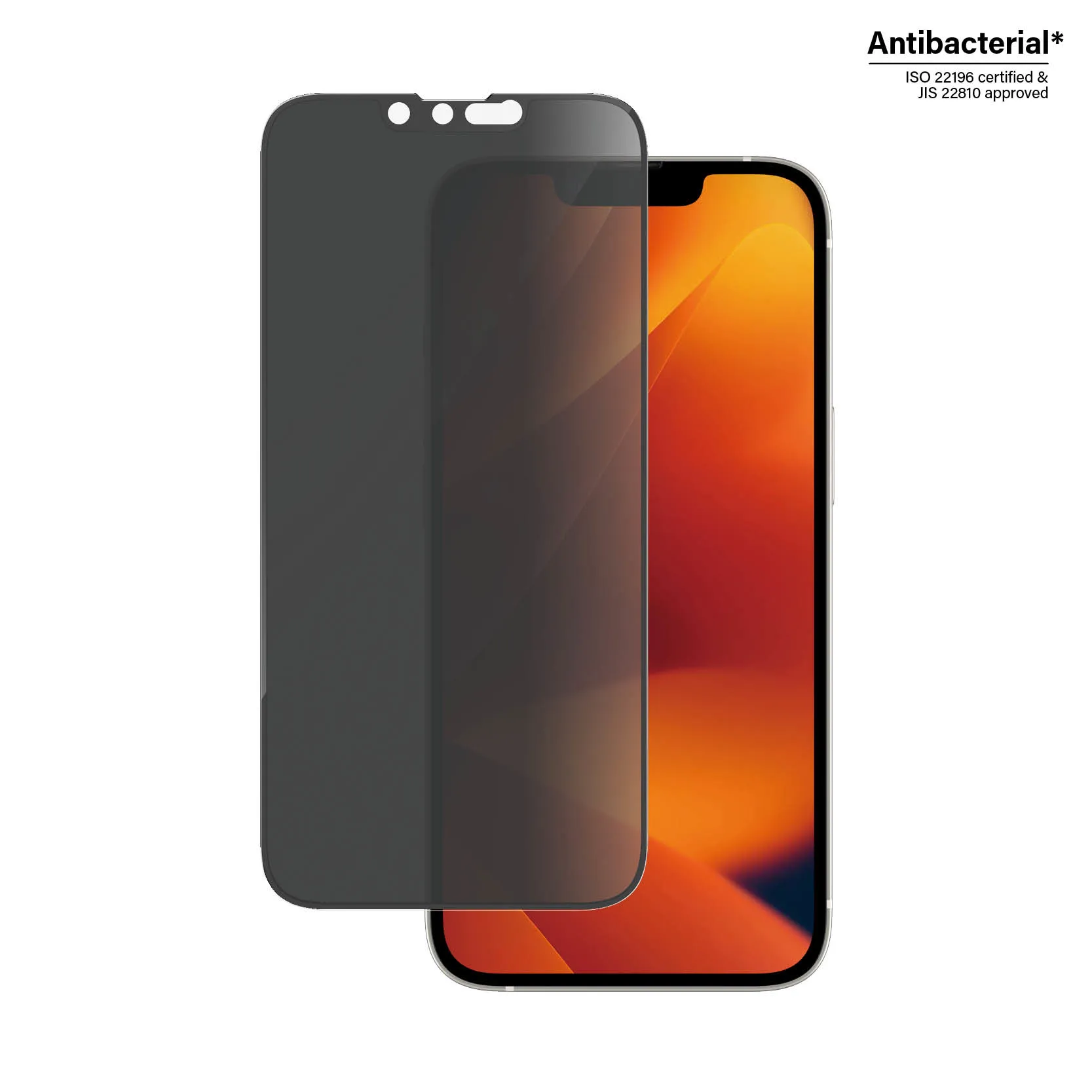 PanzerGlass Ultra-Wide Fit, Privacy, iPhone 14 / 13 / 13 Pro -panssarilasi