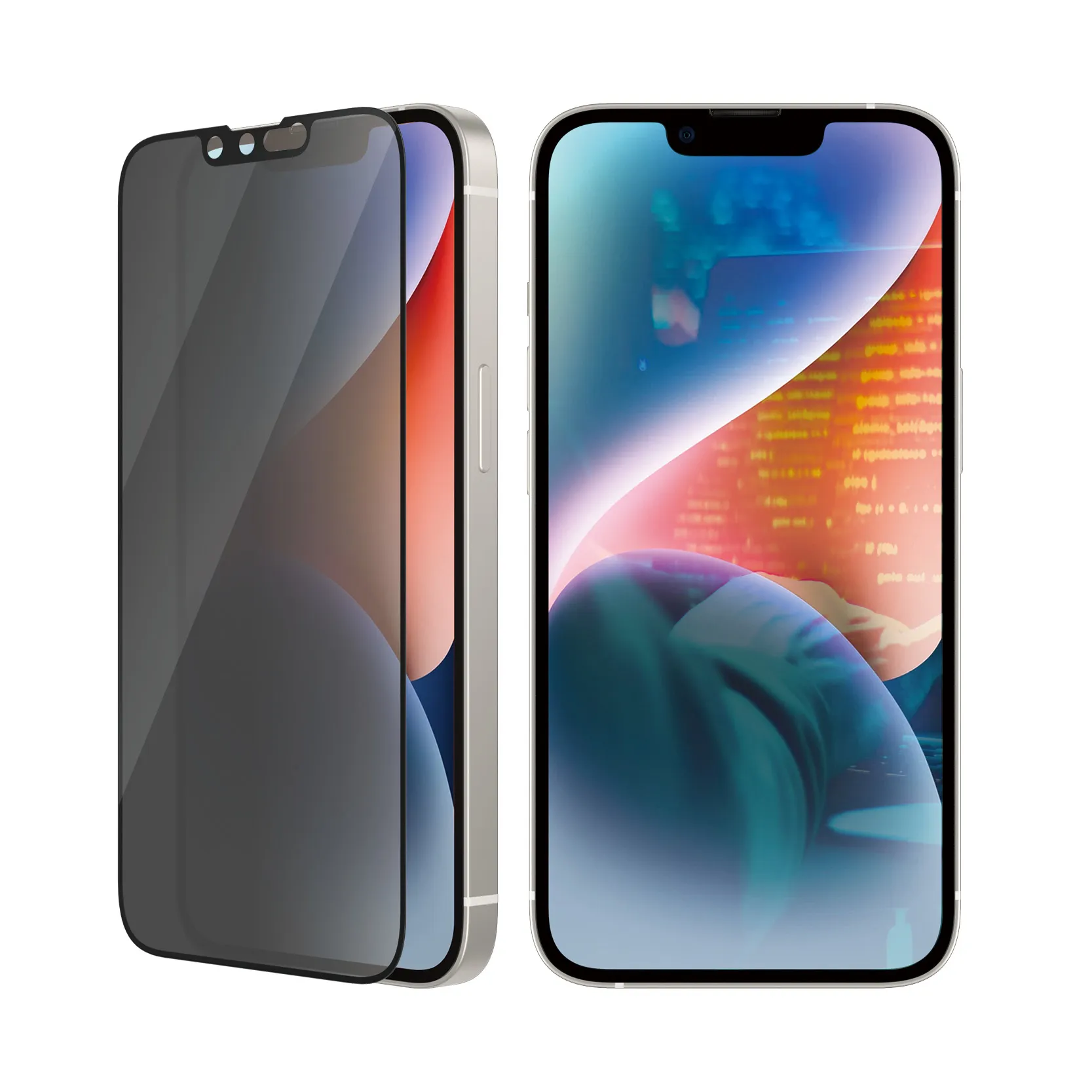 PanzerGlass Ultra-Wide Fit, Privacy, iPhone 14 / 13 / 13 Pro - Screen Glass