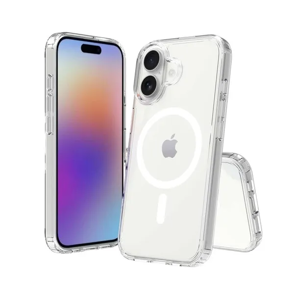 Screenor Bumper. iPhone 17 MagSafe - skyddsfodral, Transparent
