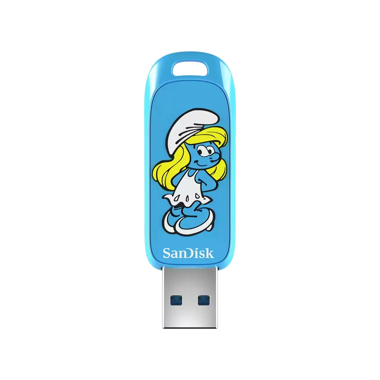 SanDisk Smurfs - Smurfette Edition USB 3.2 Gen 1 256GB memory stick, Blue