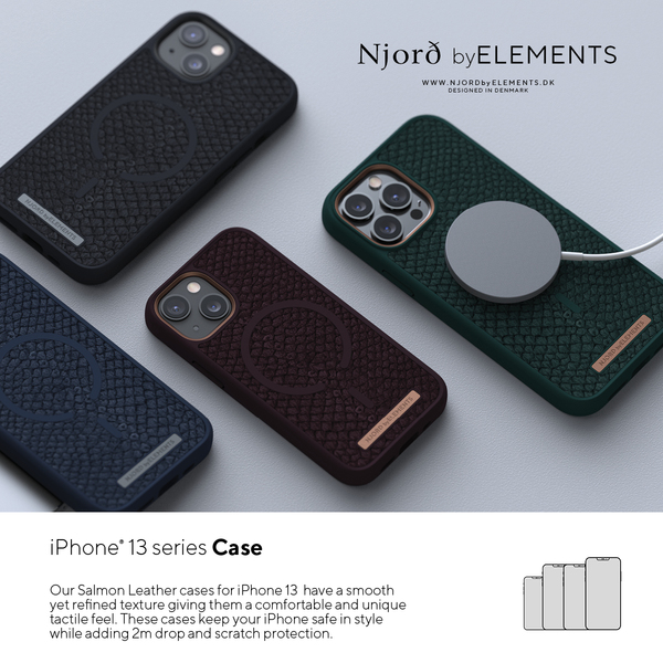 NORDIC ELEMENTS Salmon Case iPhone 13 mini Purple