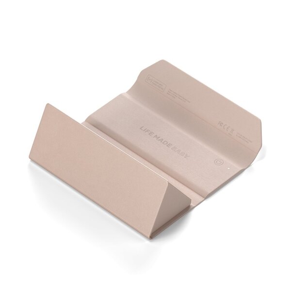 Satechi FindAll Vegan-Leather Glasses Case - tracker, Desert Rose