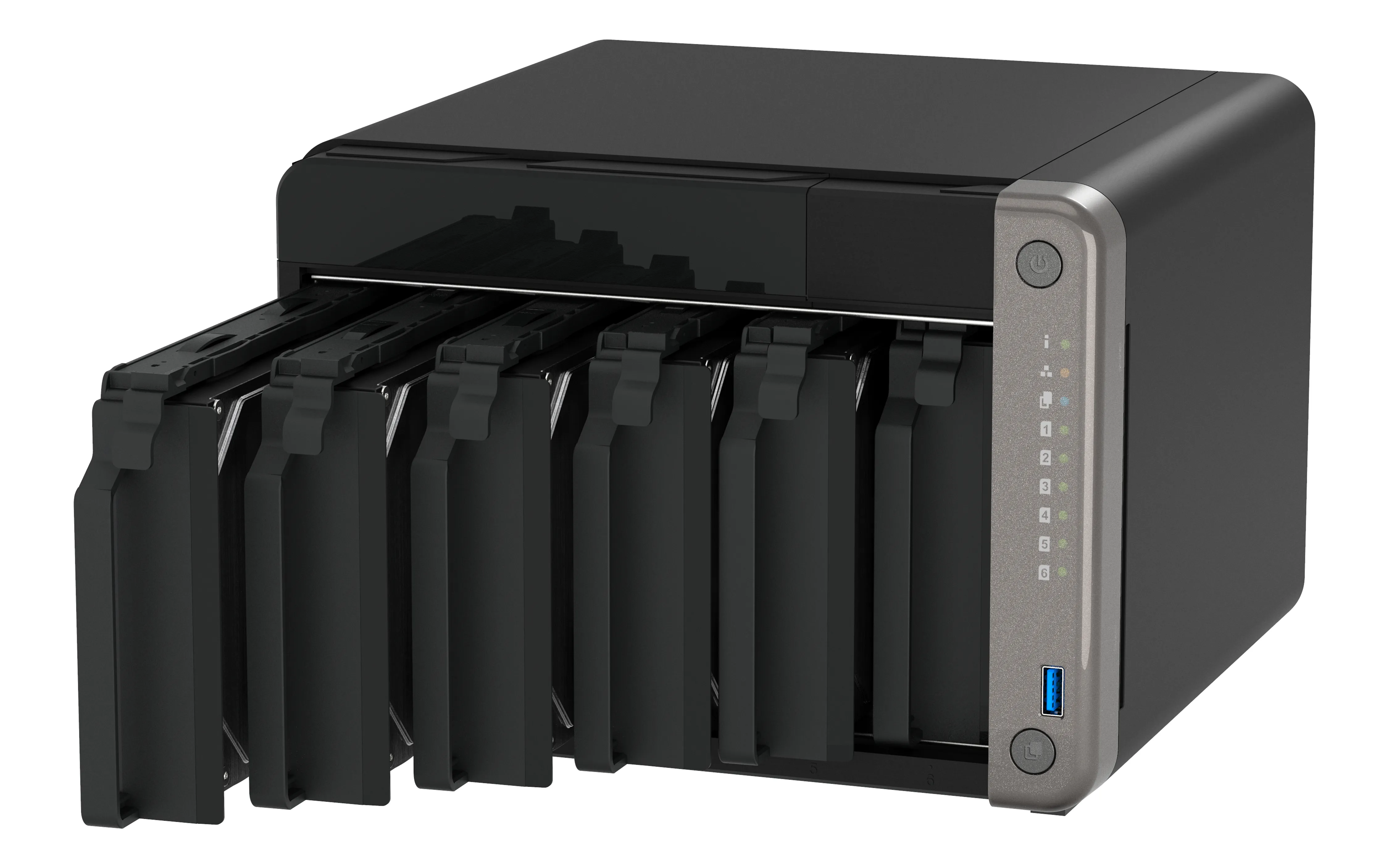 6 Bay 3.5&quot; AI NAS NPU 6TOPS 4C ARM Cor