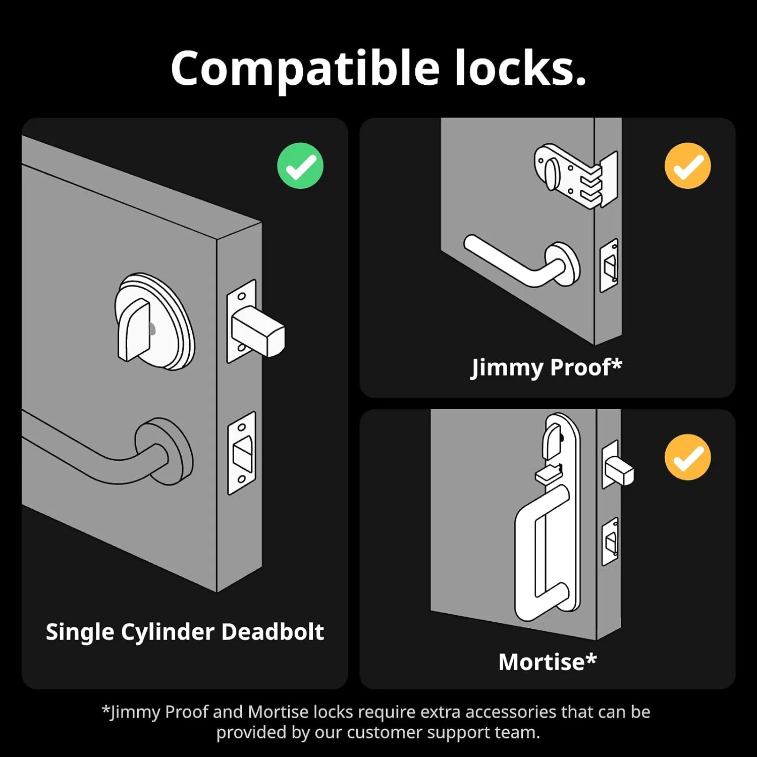 SwitchBot Lock Pro EU Version - smart l&aring;s, svart