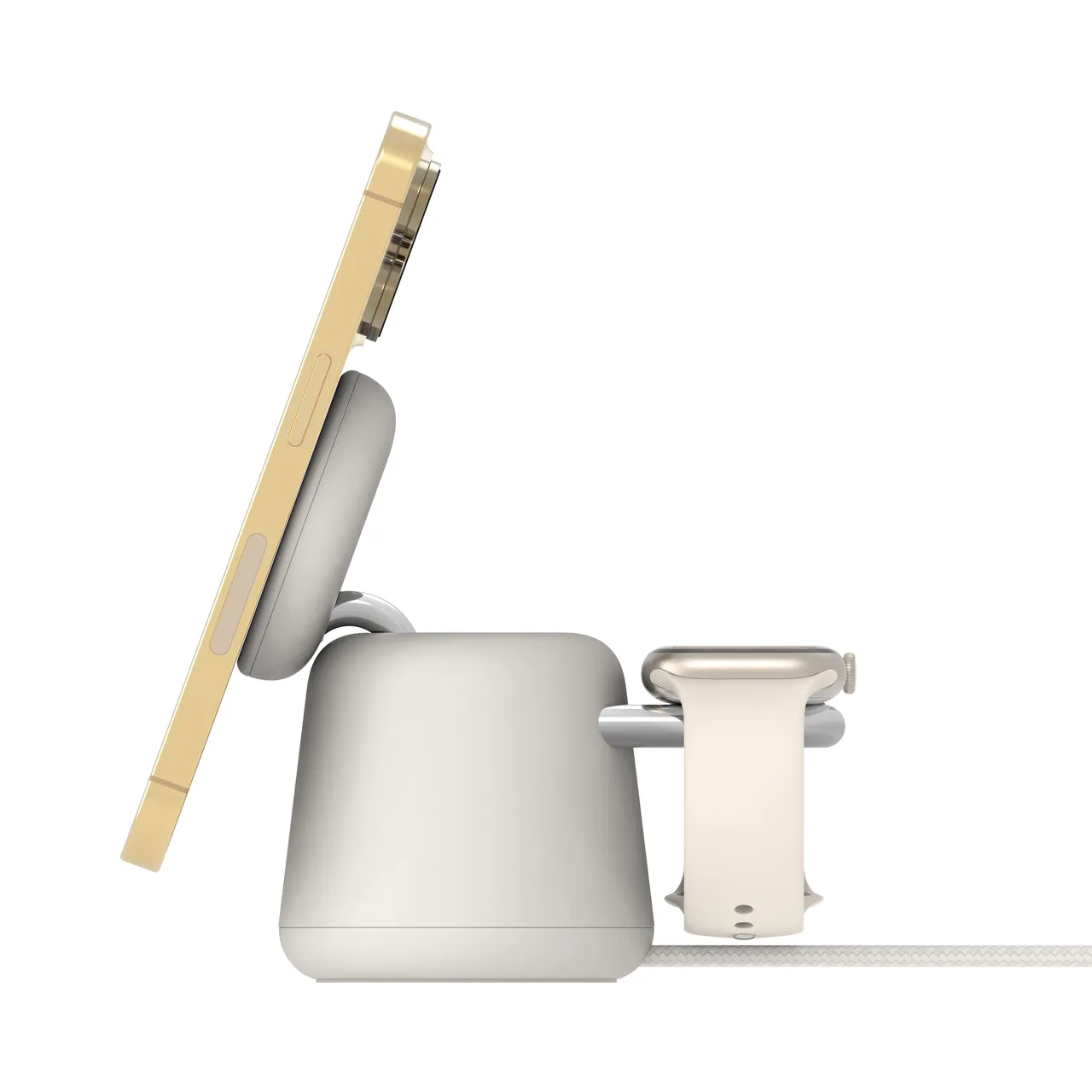 BOOST CHARGE PRO 2in1 MagSafe 15W Charging Stand, Sand