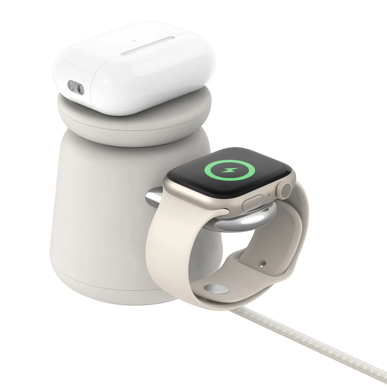 BOOST CHARGE PRO 2in1 MagSafe 15W Charging Stand, Sand