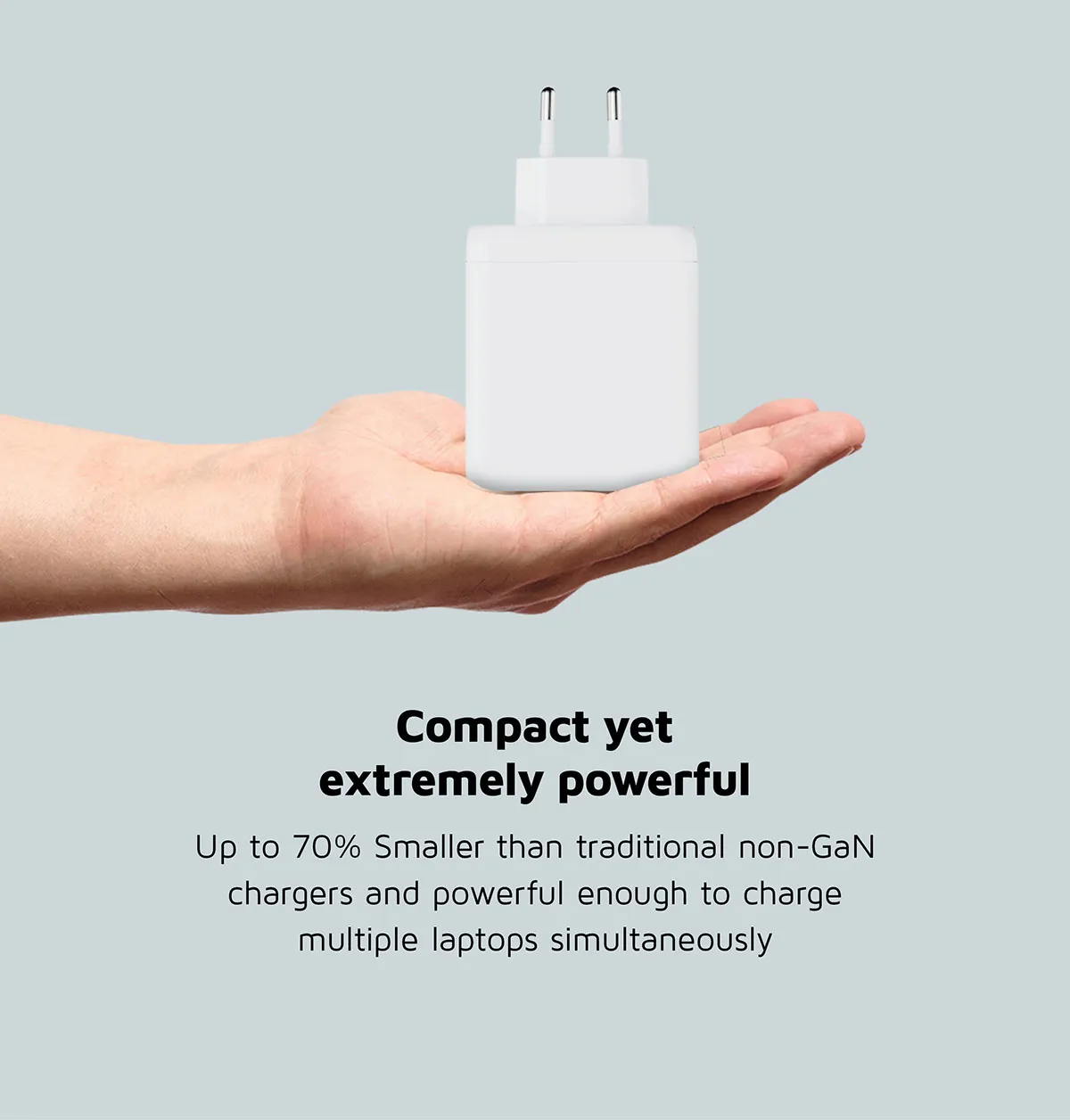 Xtorm 100W GaN2 Ultra Home Charger 2xUSB-C/USB-A - charger, White