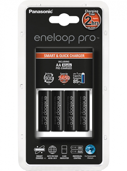 Eneloop Smart&amp;Quick Charger+Pro AA 2500mAh