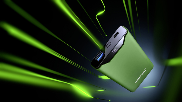 Intenso F10000 -varavirtal&auml;hde, 10000 mAh, Vihre&auml;
