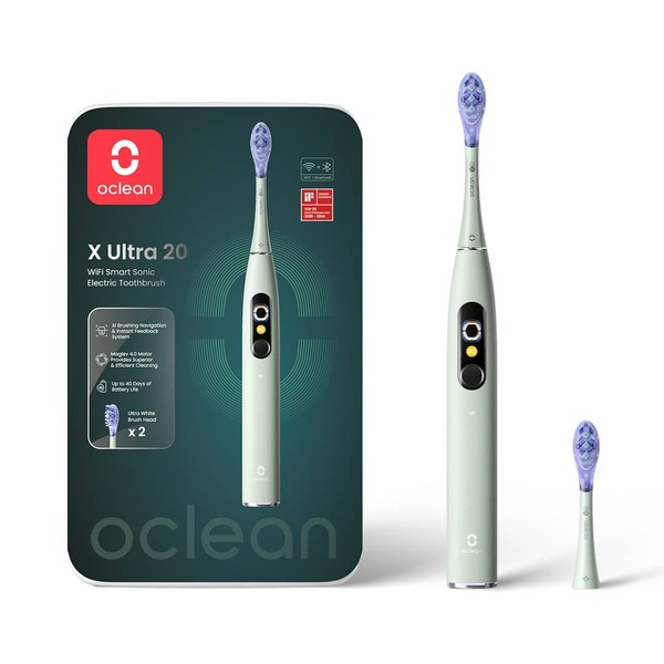 Oclean X Ultra 20 S Electric Toothbrush, Green