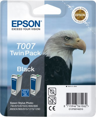INK CARTRIDGE BLACK 2PK